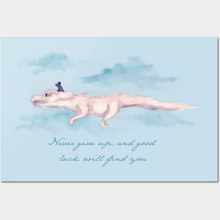 Never Give Up Posters and Art